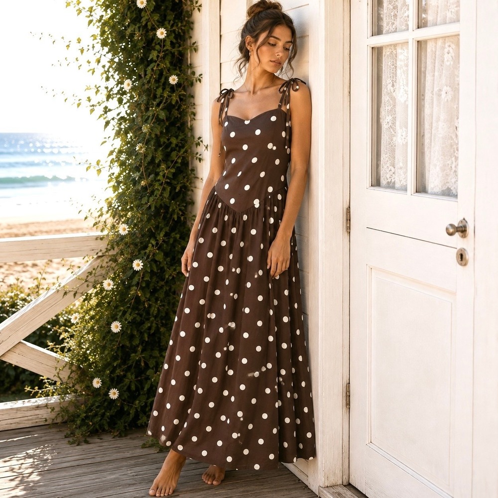 Anthropologie Tulip Large Maxi Dress Cottagecore Prairie Romantic Fall Boho Chic